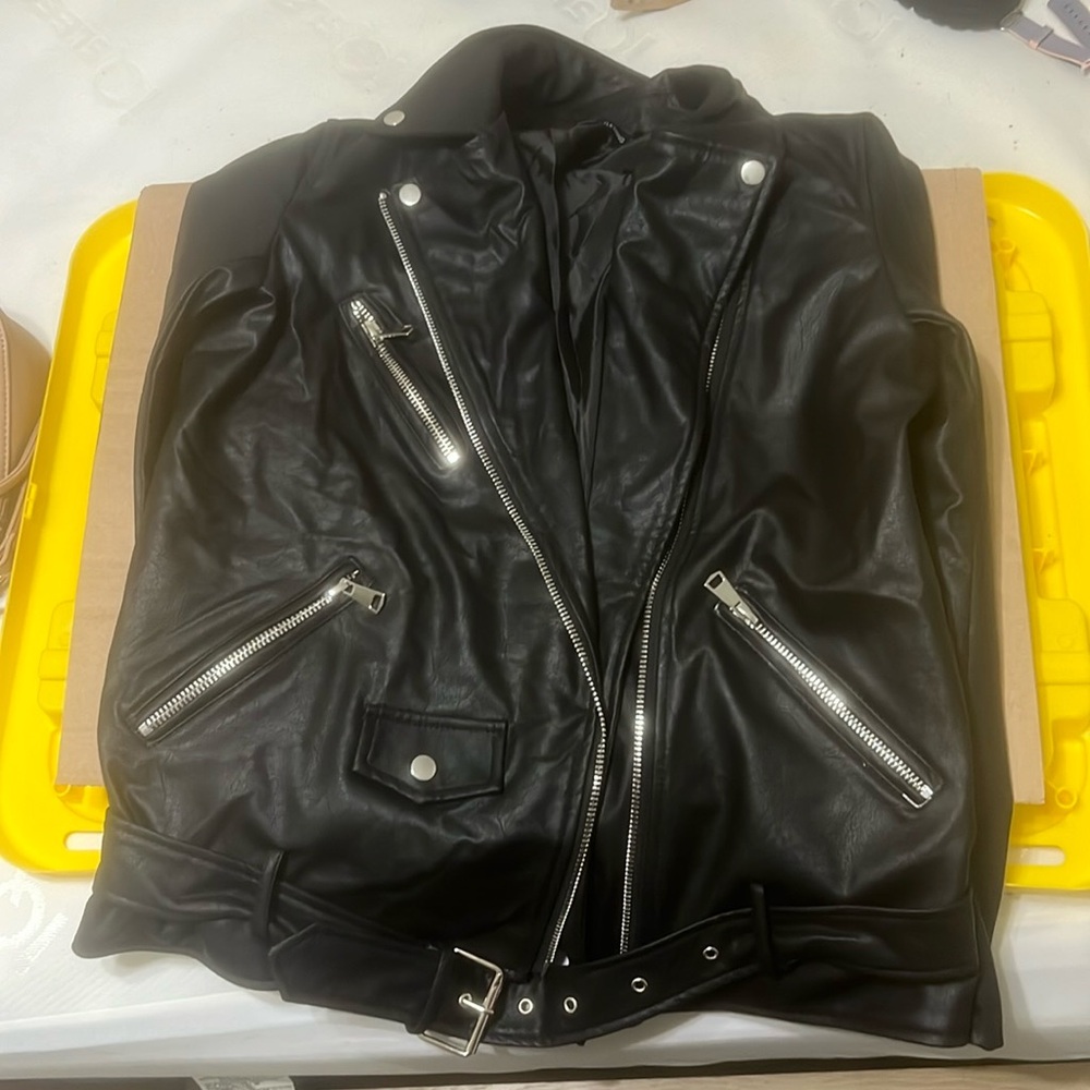 Faux Leather Jacket